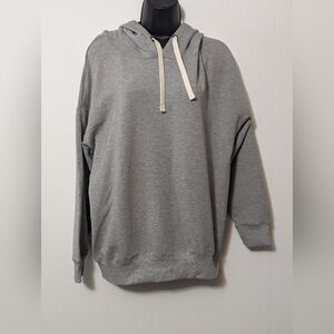 NWT Women's Buffalo David Bitton Super Soft Gray Hooded Sweatshirt Size Large